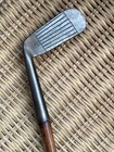 Antique Hickory Wood Shaft Spalding Medal Flanged Putter Golf Club 34 75     C8