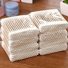 500pcs Bamboo Double-ended Cotton Swabs - Gentle For Ears   Makeup  Unscented Di