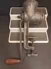 Vintage Puritan No 130 Cast Iron Hand Crank Meat Grinder Clamp Style Made In Usa