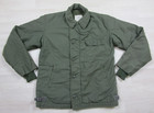 Vintage Us Navy A-2 Deck Jacket Mens  m  Cold Weather Permeable Military 70s