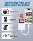 Tf sd Card Adapter Camera Reader For Ipad Iphone6 7 8 Plus 13 14 15 Pro X Xs Lot
