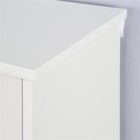 Wooden Shoe Cabinet For Entryway  White Shoe Storage Cabinet With 3 Flip Doors