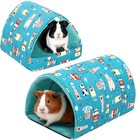 Guinea Pig Bed  Guinea Pig Hideout Washable Small Animal House 2-pack