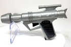 Vintage - 1982 Silver Pez Space Gun - Us Zone Pez Clicker - Rare 