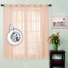 12 Pcs Transparent Acrylic Rolling Shower Curtain Hooks With Rhinestones
