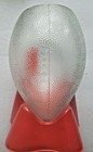 Vintage Rare Budweiser Bud Bowl 2000 Plastic Football Shaped Cup In Stand U137