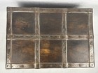 Vintage Wood Trinket Keepsake Jewelry Box Treasure Chest Decor Decoration 