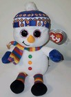 Ty Beanie Baby Babies    jake     2026 Christmas Snowman 6  New Stuffed Animal Toy