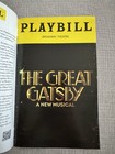 The Great Gatsby Nyc Broadway Playbill Legacy 1960s Jeremy Jordan 