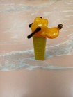Pez Pluto  No Feet  1960 s  Rare Yellow Stem Vintage Austria Small Crack Read