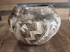 Native American Navajo Indian Horse Hair Pottery By Vail