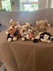 Lot Of 6 Beanie  Baby Cats