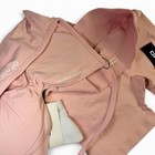 Dfyne Women   s Pink Solid 2-piece Activewear Set Top   Shorts Stretch