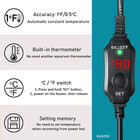 Mini Submersible Aquarium Heater  25 50 100 150 200 300 Watts Adjustable Fish   