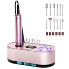 40000rpm Electric Nail File Drill Kit With Lcd Display For Manicure   Pedicure