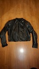 Vintage Harley-davidson Embossed Dark Brown Leather Biker Jacket
