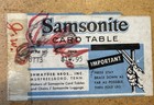 Mid Century Modern Mcm 1950 s Samsonite Folding Card Table Set