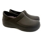 Euc Crocs Neria Pro Ii Work Clogs Women s 8 Black Slip Resistant Nursing Shoes