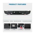 Off Road Rear Bumper Fit For Chevy Silverado 2500 3500 Hd 2011 2012 2013 2014   