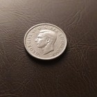 1937 Canada 5 Cent  vj10  George Vi Canadian  Nickel Coin Five Cents
