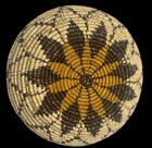 Embera Wounaan Indian Star Flower Design Bowl Basket-panama