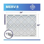 20x24x1 Air Filter Merv 8  6-pack  Pleated Ac   Hvac Furnace Air Fi    Fast Ship