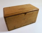 Refinished Antique Solid Oak 1889 Accessory Puzzle Box   singer Sewing Machine