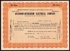 1929 Splitdorf-bethlehem Electrical Company - Original Charles Edison Signature 