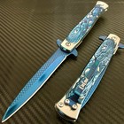 9    Blue Dragon Tactical Spring Assisted Open Blade Folding Pocket Knife Hunting