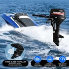 12hp 2-stroke Outboard Motor Cdi Ignition Water Cooling Multi Gear For Boat