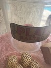 Rare Vintage 1940-50   s Planters Peanut Glass Counter Sales Jar Salt   Pepper Set