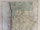 1882 Chile Argentina Bolivia Antique Map By Adam   Charles Black