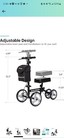 Elenker Steerable Knee Walker With 10  Front Wheels Deluxe Medical Scooter   