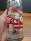 Vintage U-zo Acl painted Label Soda Bottle  Eunice Louisiana 