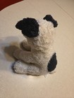 Animal Alley Plush 10  Puppy Dog White Black Spot Gund