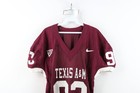 Nike Mens 52 Game Worn Pro Cut Texas A m University Football Jersey  93 Big 12