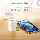 Munbyn 2 25 x85  Thermal Paper 10 Rolls Verifone Vx510 Vx570 Bpa Free Credit Car