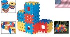 18-piece Big Waffle Block Set In Blue  Red  And Yellow - Perfect For Kids 2 