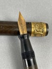 Vintage Fountain Pen Paul E  Wirt Brown   Gold Tone - 14k Nib 