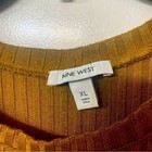 Nine West Women s Brown Ribbed Knit Sleeveless Bodycon Sweater Dress Sz Xl