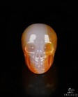 0 6  Carnelian Hand Carved Crystal Skull  Realistic  Crystal Healing