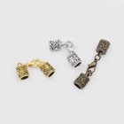 5 Sets End Caps Connector Lobster Clasp Hook Bracelet Connectors Jewelry Making