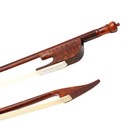 4 4 Violin Bow Baroque Style Snakewood Natural Horsehair For Replacement   Spare