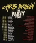 Rare 2017 Chris Brown The Party Tour Promo Shirt Sz S
