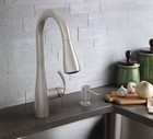 Moen Essie Spot Resist Stainless Pull-down Sprayer Kitchen Faucet Set With Soap