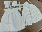 Asst Beautiful Hand Sewn Baby Christening Gown  Hats  Shawl   Blankets -