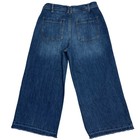 Sincerely Jules High-rise Flare Wide Leg Crop Jeans 30  Medium Wash Raw Hem