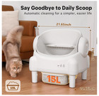 Smart Electric Auto Self-cleaning Cat Litter Box For Large Cats multi-cat Homes