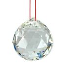 8 Mixed Color Feng Shui Crystals 30mm Hanging Faceted Rainbow Prism Sun Catcher