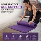 Premium Extra Thick 10mm Exercise Yoga Pilates Mat Gym Fit 72 x 24  W  Bag Strap